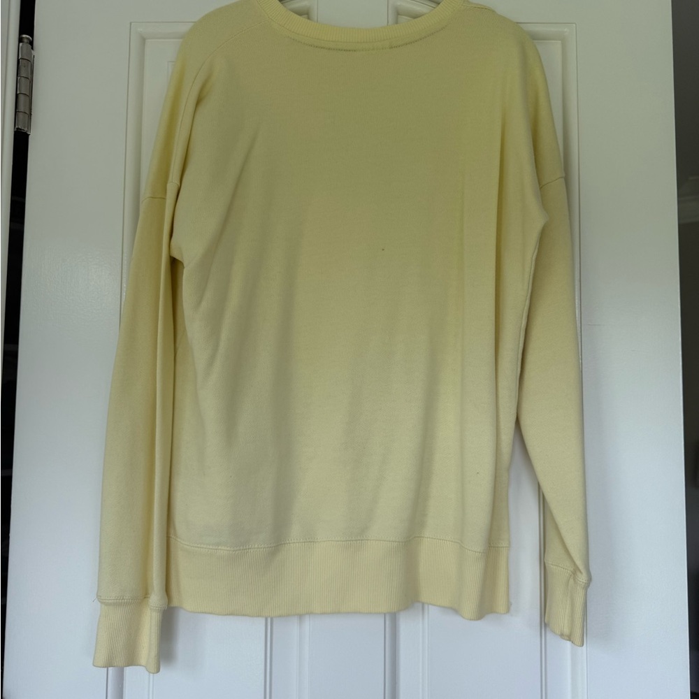 Butter Yellow Montauk Crewneck Sweatshirt - Picture 2 of 3